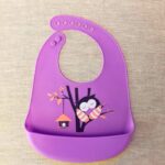 слюнявчик силіконовий “Сова”